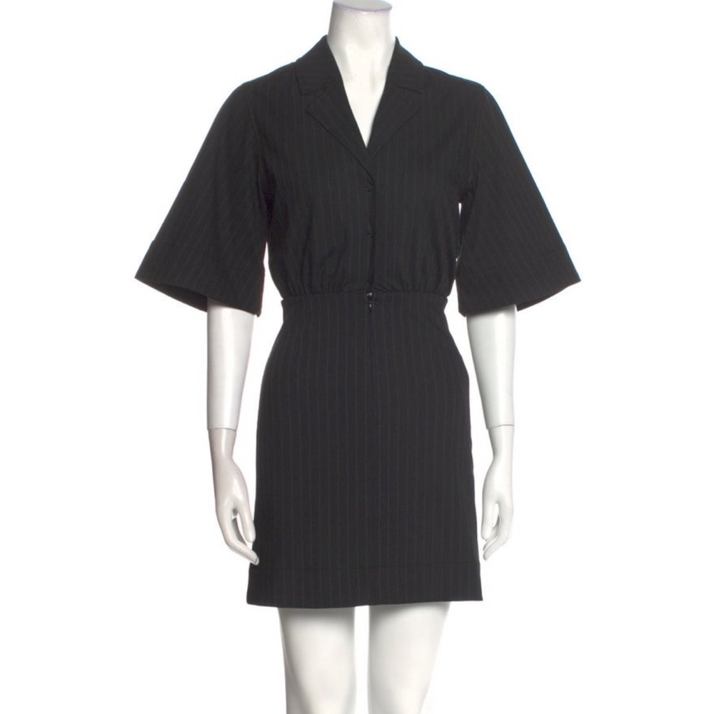 Ganni Black Stripe Minidress